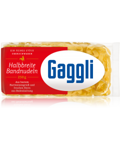 Gaggli Bandnudeln halbbreit