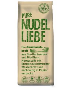 PURE NUDELLIEBE Bio-Bandnudeln breit