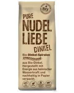 PURE NUDELLIEBE Bio-Dinkel-Spiralen