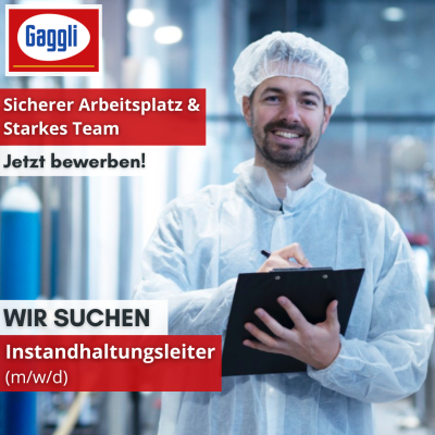 Instandhaltungsleiter (m/w/d)