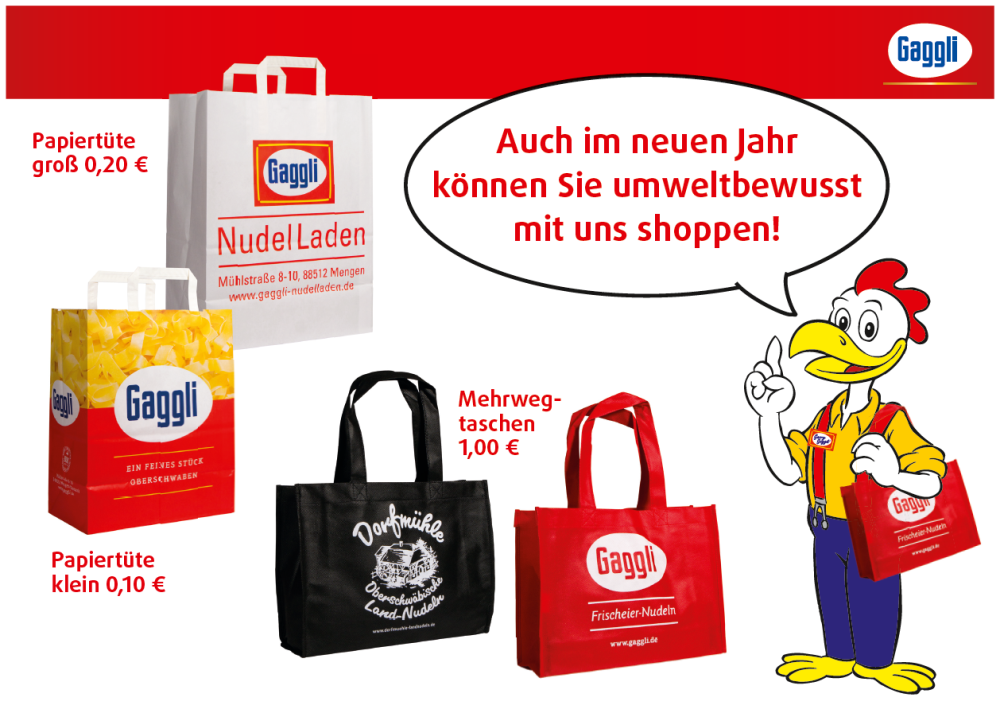 Auch im neuen Jahr umweltbewusst shoppen